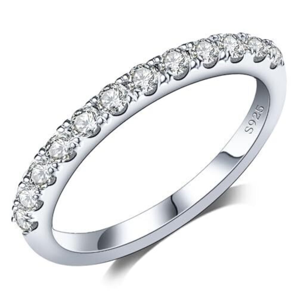 3643 Moissanite Engagement Rings,925 Sterling Silver Wedding Bands ,18K